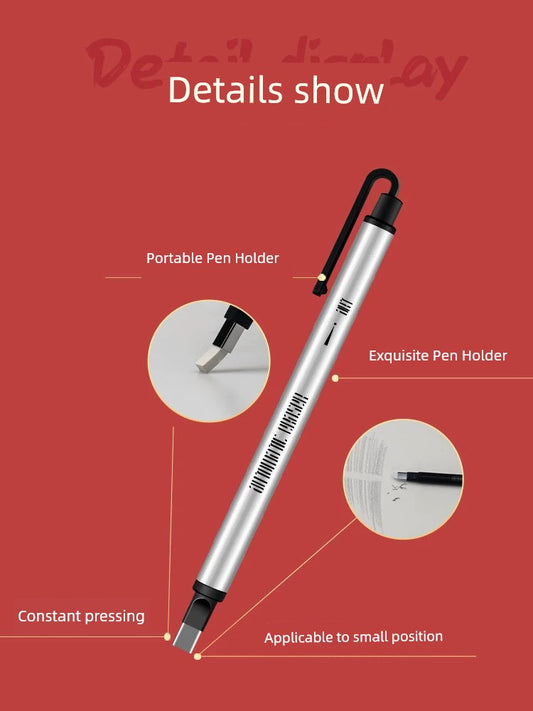 Square Head round Head Ultra-Fine Pen Type Detail Eraser Pen